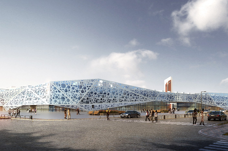 黑龙江讷河市 中学异地新建讲授综合楼及体育馆项目